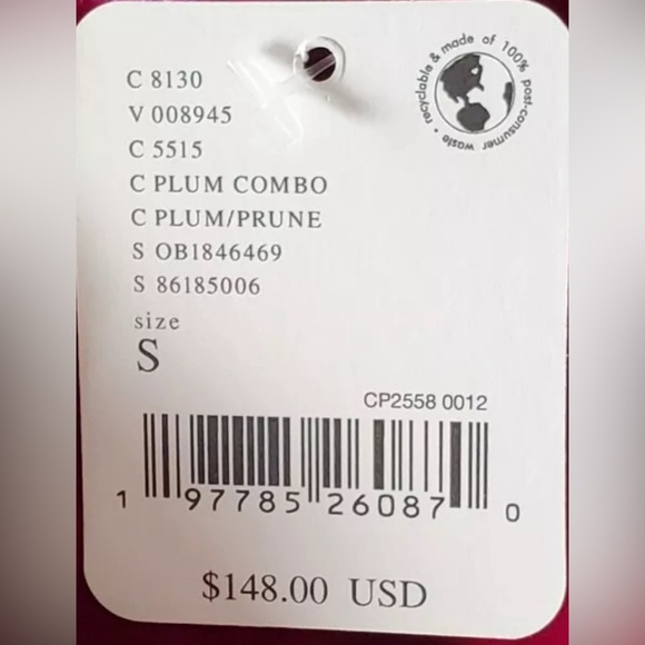 Free People Marsha Mini Dress "Plum Combo" Size Small NWT retails for $148 - Picture 5 of 10